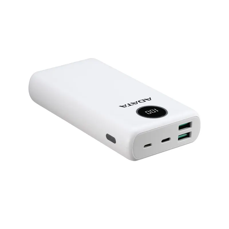 رنگ سفید ADATA POWERBANK P20000QCD